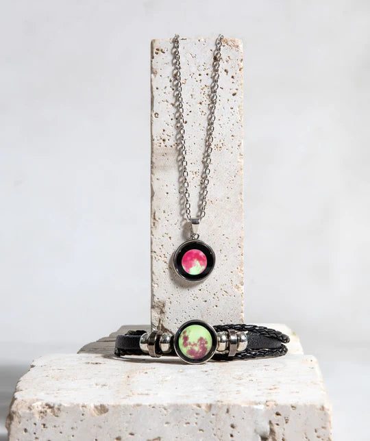 Bundle of Pink Brace + Pink Pendant